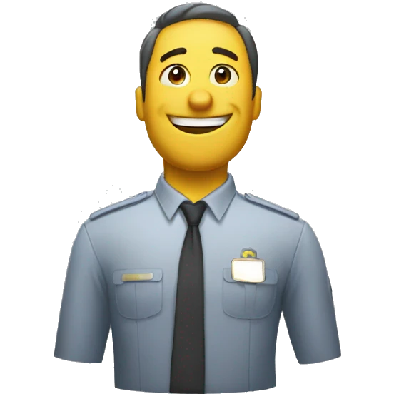 Oficinista riendo emoji