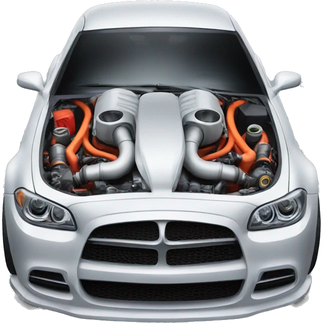 car with twin turbo  emoji
