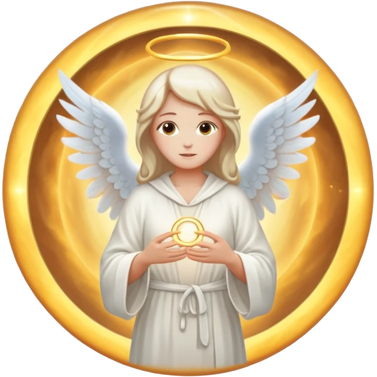 Angel circle emoji