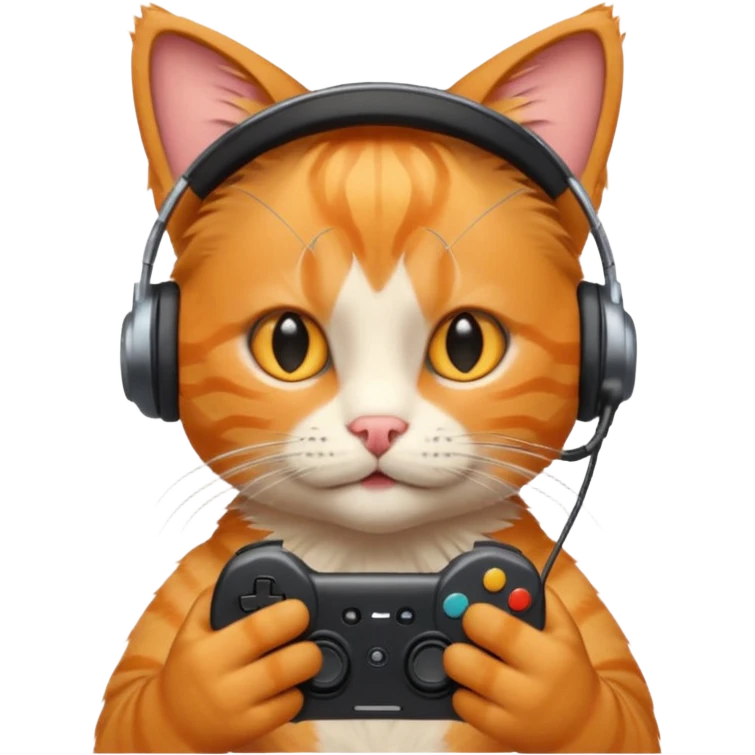 Gamer cat emoji  emoji
