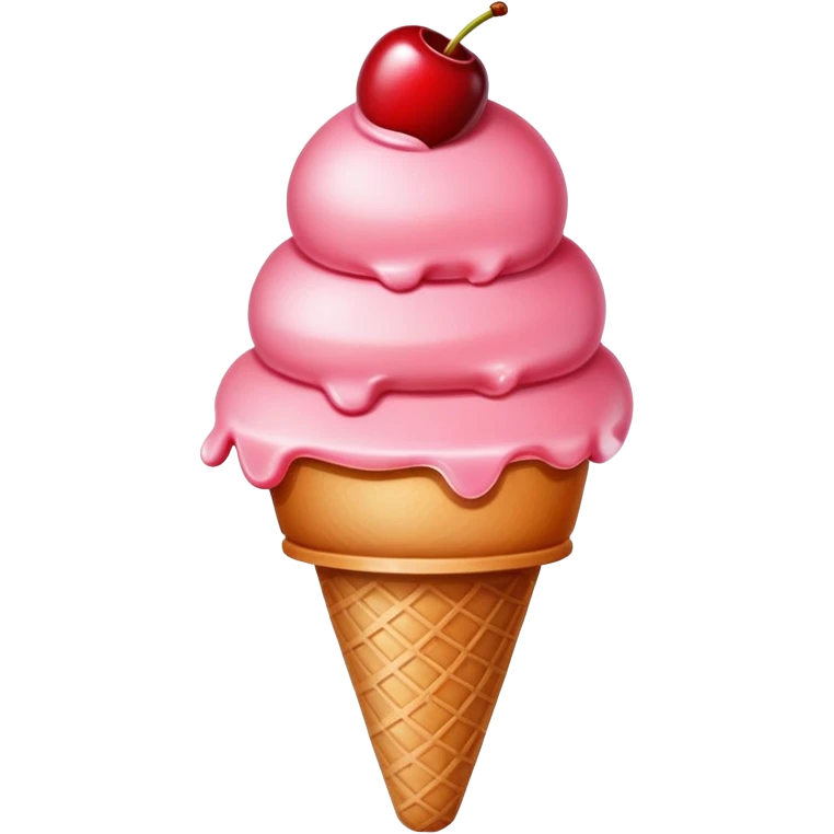 Cherry Ice Cream  emoji
