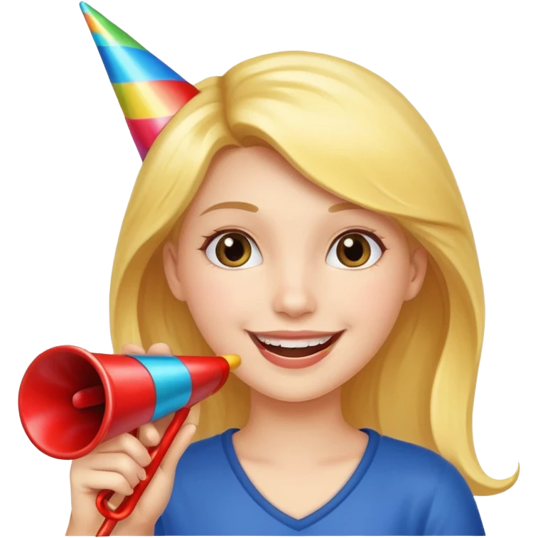 Girls part with fingers in  emoji