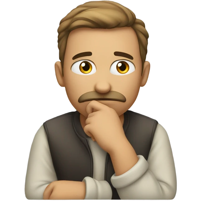 thoughtful person emoji