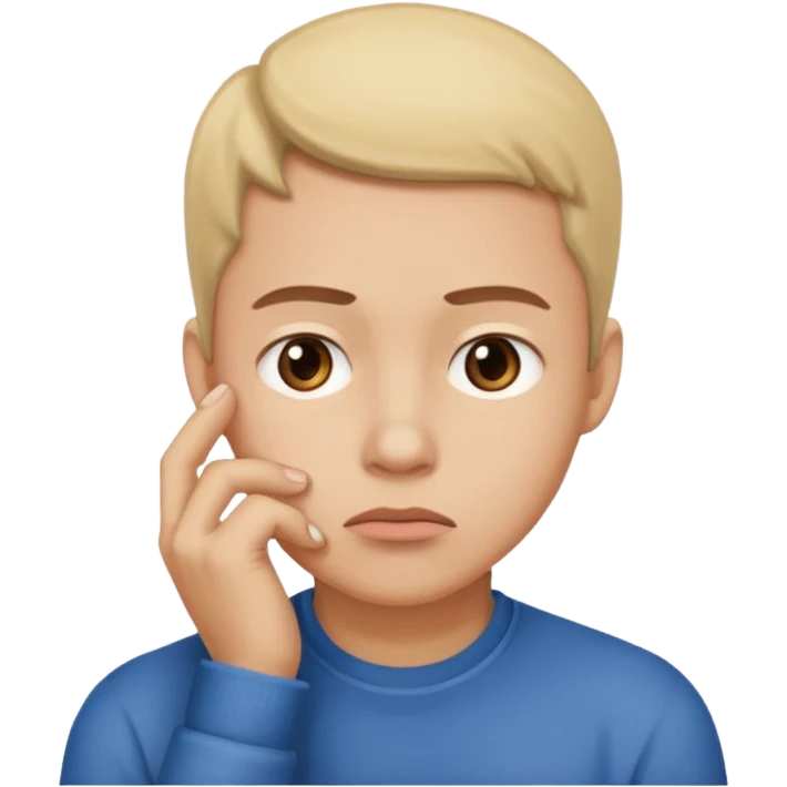 A person worried about money. emoji