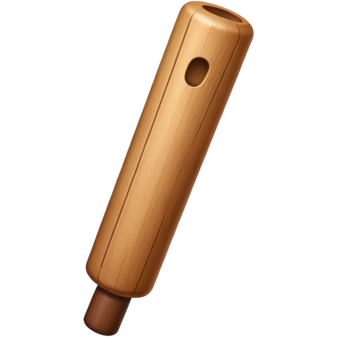 Wooden stick emoji