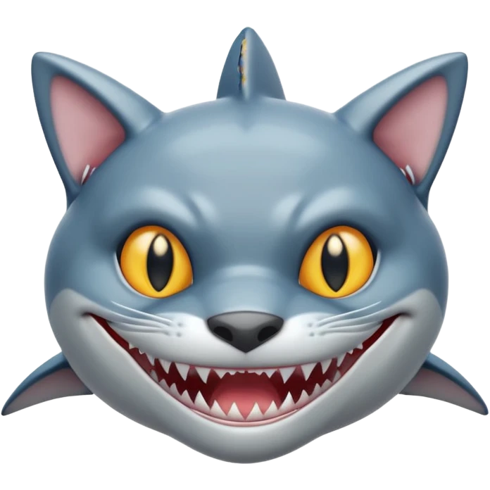 shark x cat emoji