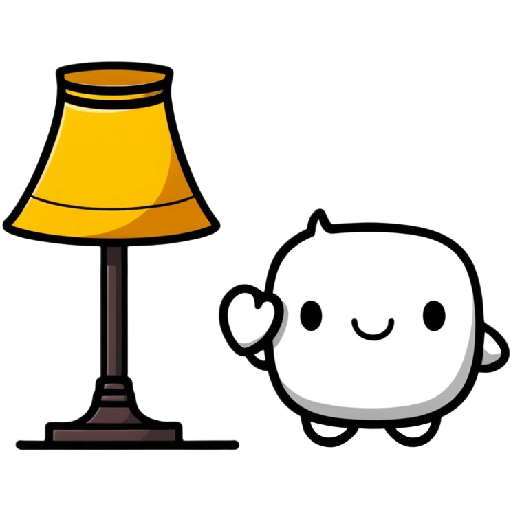 Pixar lamp character emoji