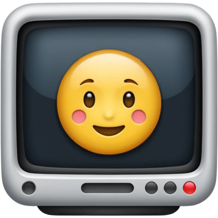монитор с пустым экраном emoji