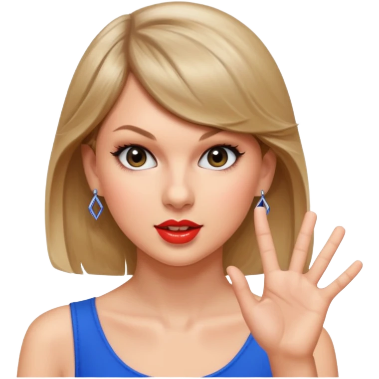 Taylor swift flipping me off emoji