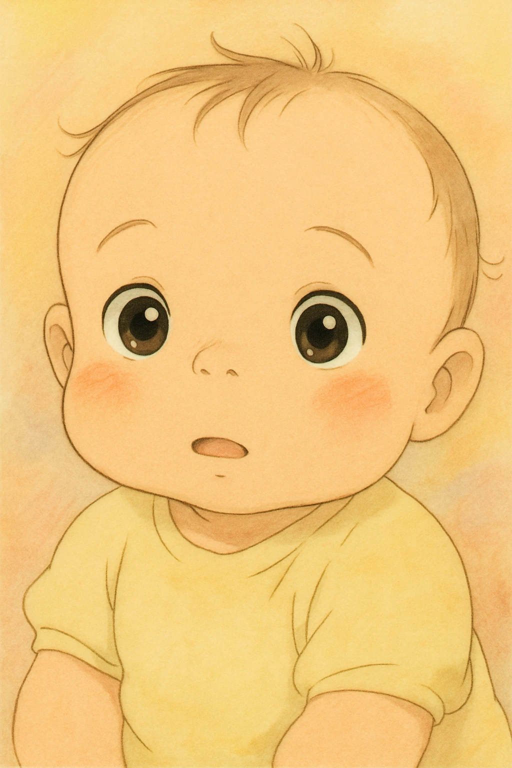 baby face, ghibli style emoji