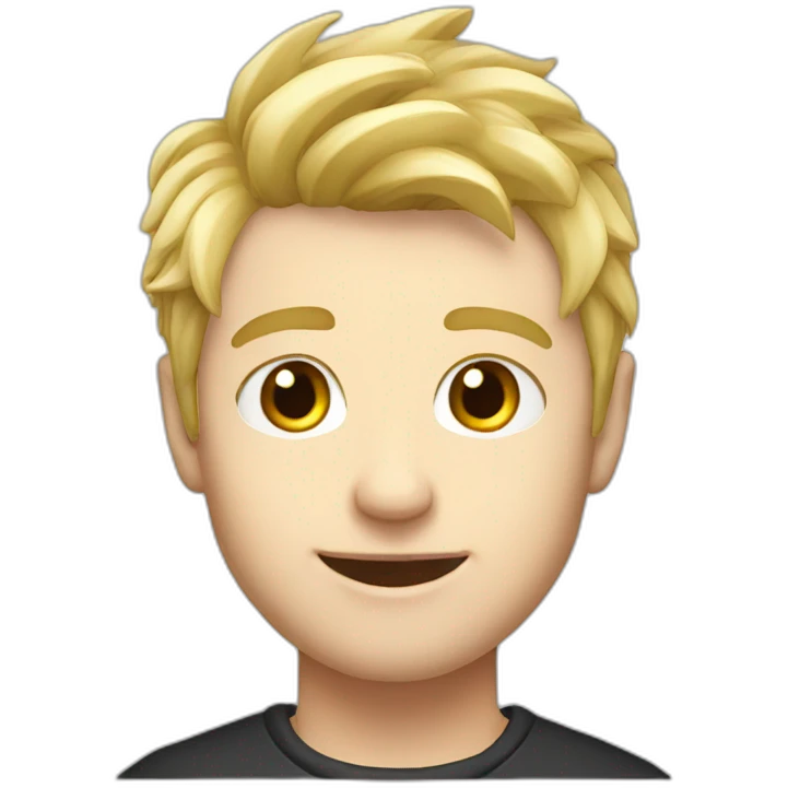 streamer blonde boy emoji