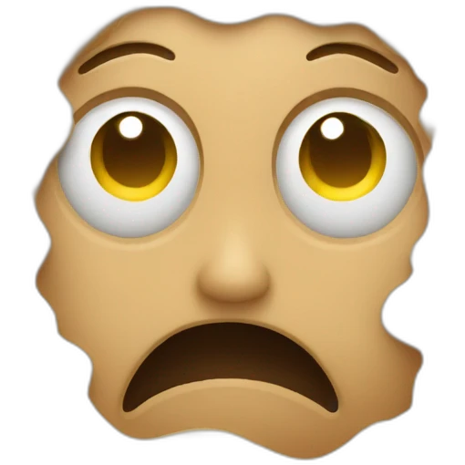 Sand face emoji