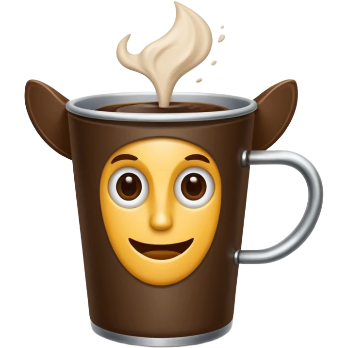 Cowboy coffee emoji