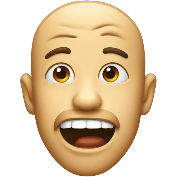 Emoji biting its lip emoji