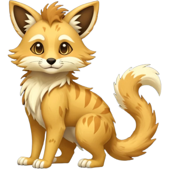Furry vernid-creature, a "Vernid", open species by artist "LiLaiRa", fursona (full body) emoji