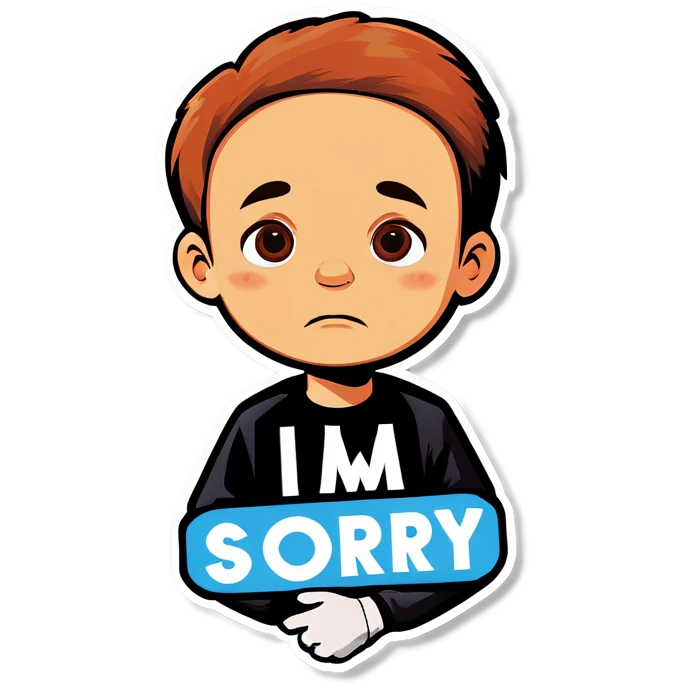 I’m sorry emoji