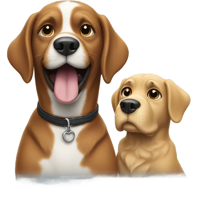 Dog with a Joffre emoji