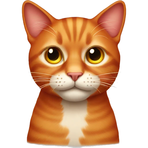 Red cat without right eye emoji