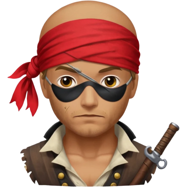 A pirate emoji
