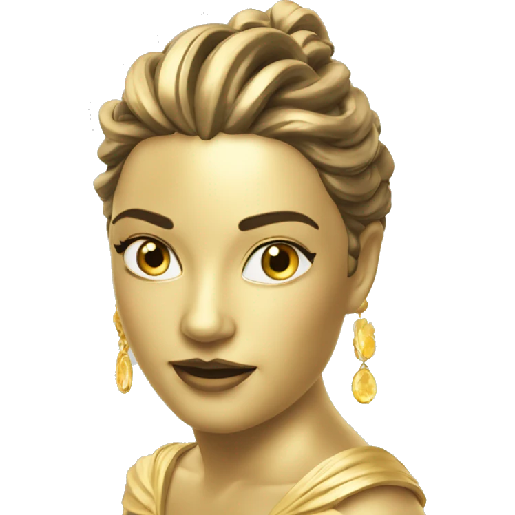 golden nymphe from TV Festival of Monte-Carlo emoji