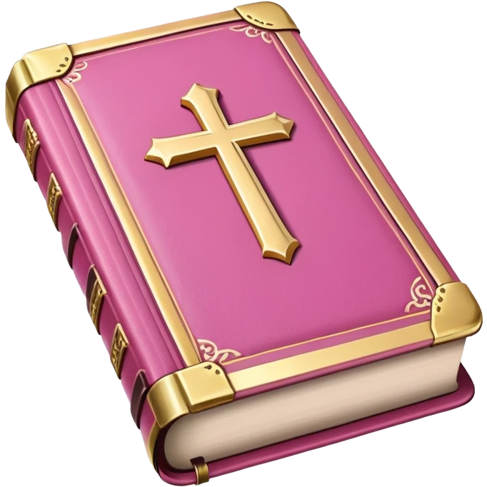 Pink Bible  emoji
