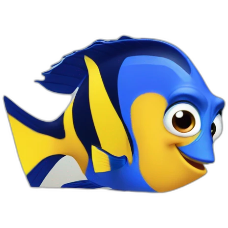 dory holding a hype sign emoji
