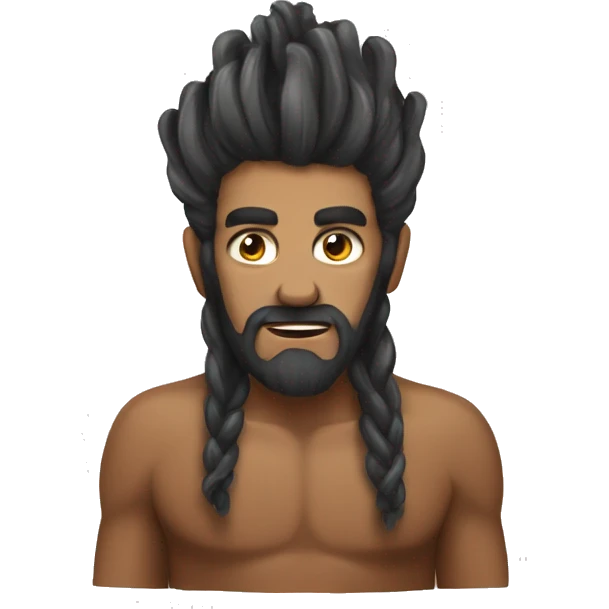 Log hair monking emoji