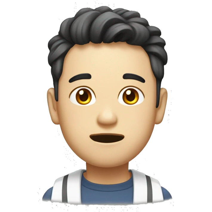 빨간 금고를 들고 있는 아저씨 emoji