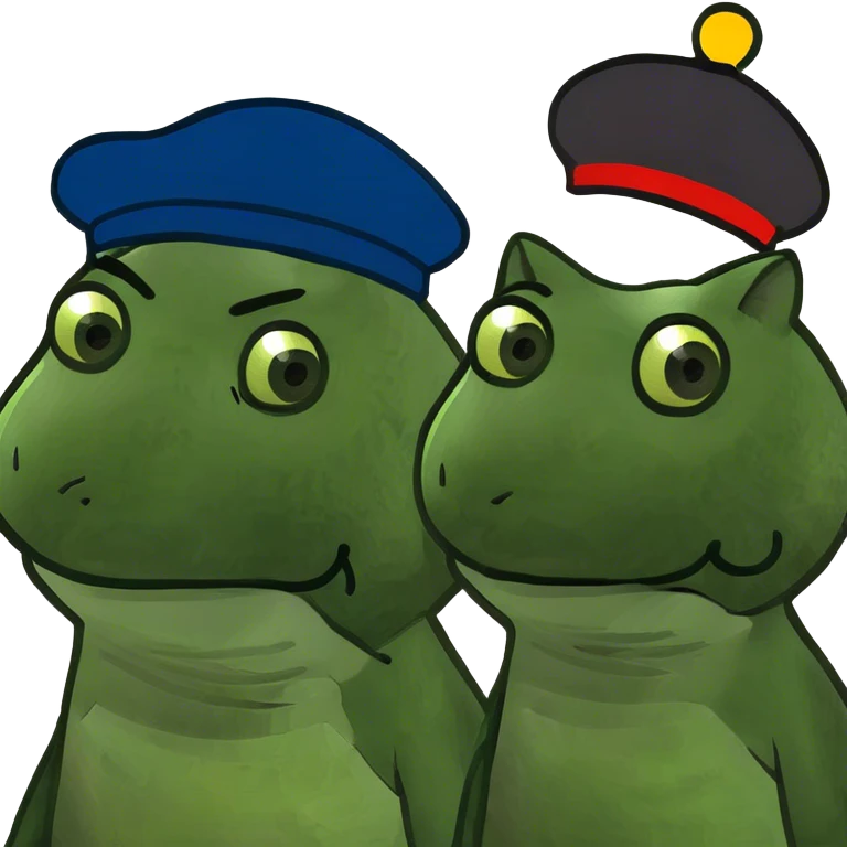 bufo and cat emoji
