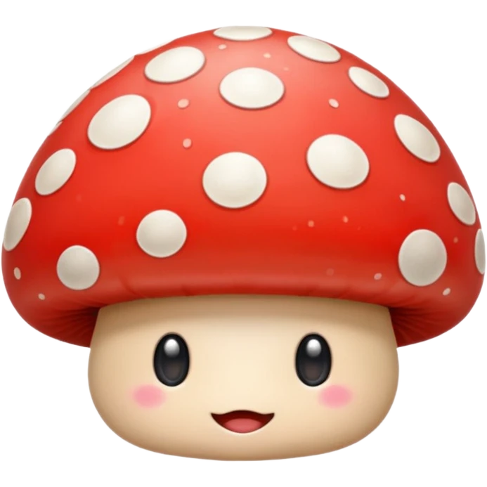 happy mushroom emoji