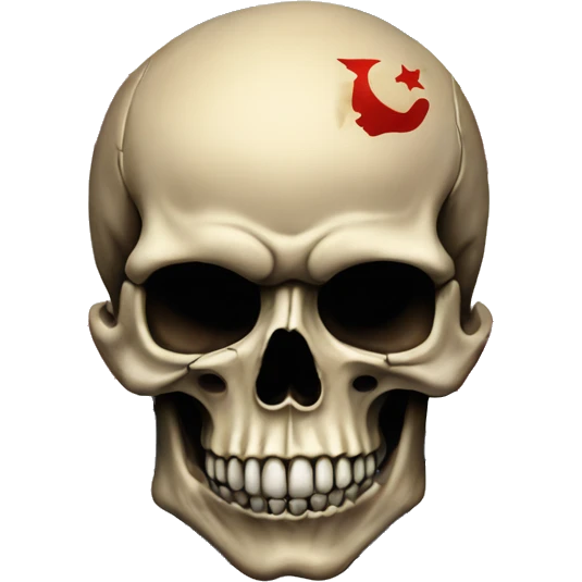 Skull on a back flag  emoji