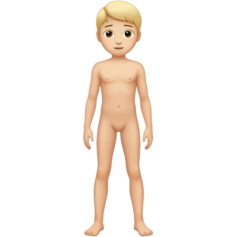 Nine years old boy. Naked leg aprt emoji