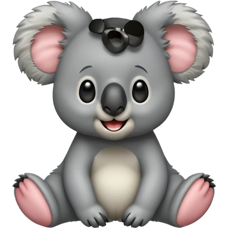 Excited koala bear emoji