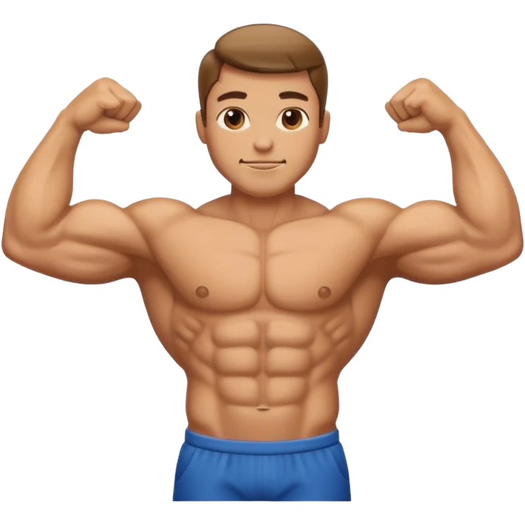 male biceps and triceps emoji emoji