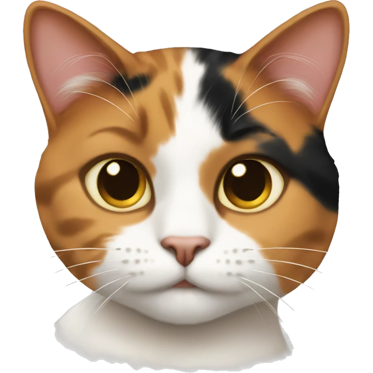 Calico cat emoji