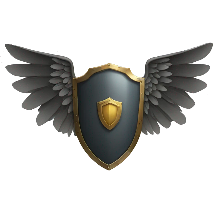 Shield with wings emoji