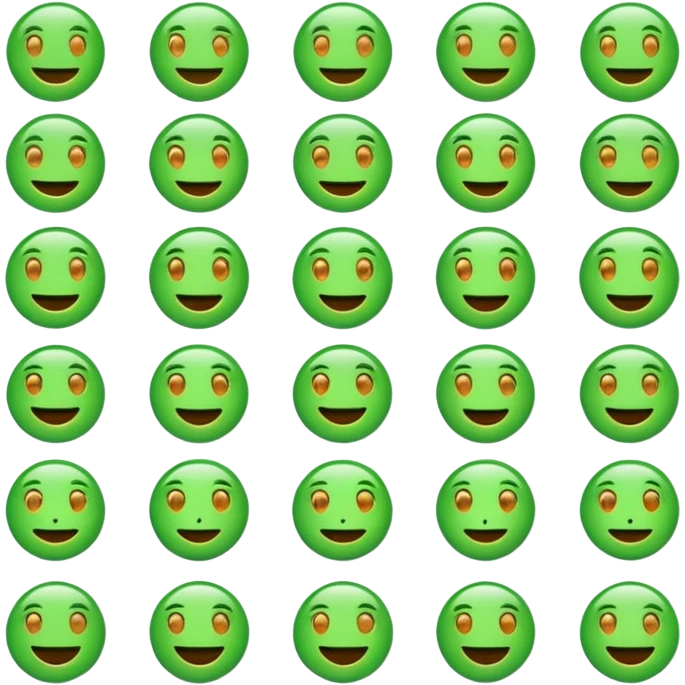 Green emojis emoji