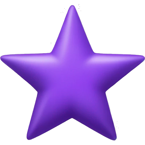 Purple star emoji