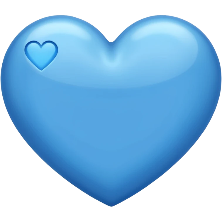 blue heart emoji