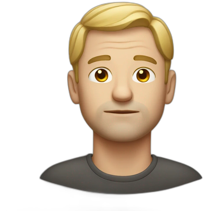 poor white man emoji