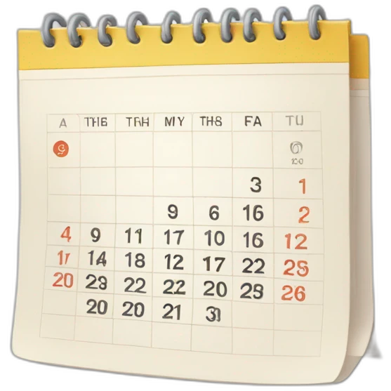 Calendar emoji