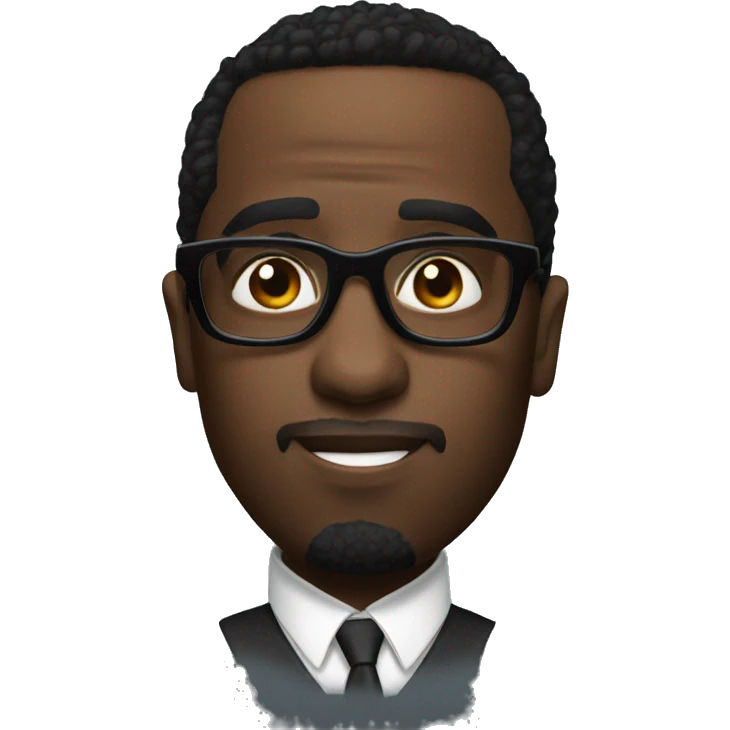 P diddy with glasses emoji
