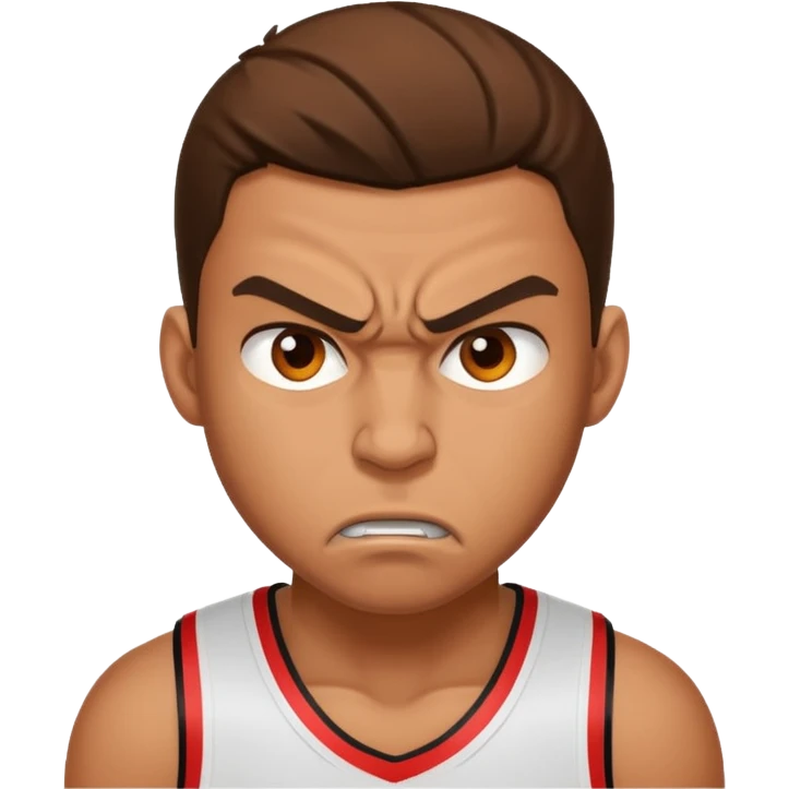 basketball player angry emoji