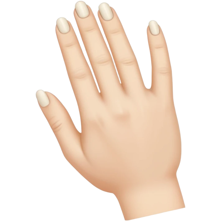 Hand with the ring finger down emoji