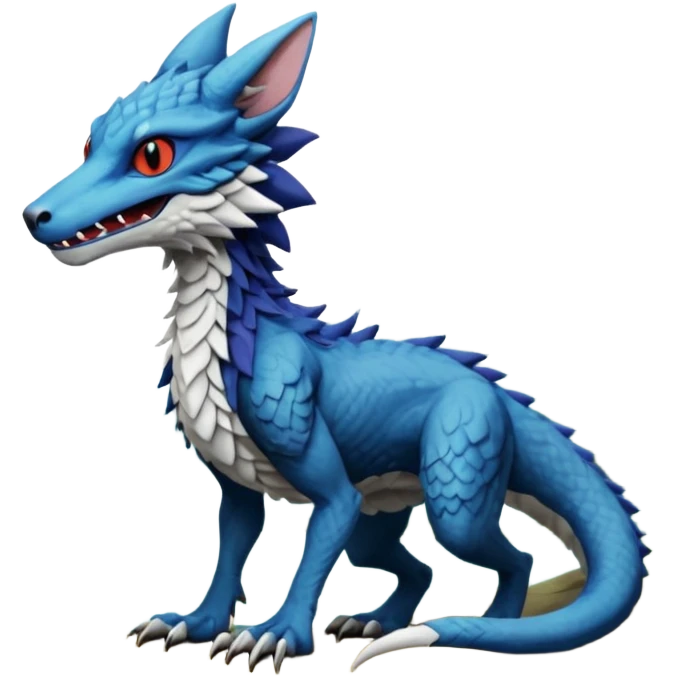 Epic complex detailed aesthetic-scenic-Fakémon-Trico-Sergal-Vernid-creature emoji