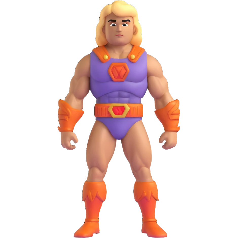full-body He-Man character emoji