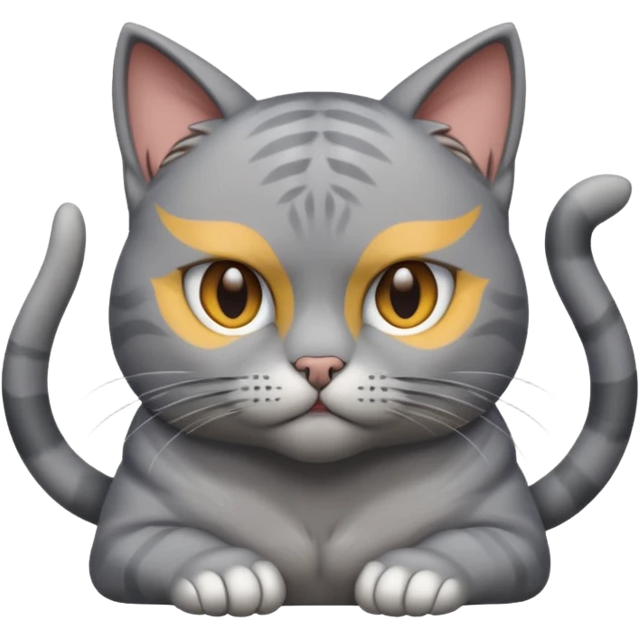 cat with muscle emoji