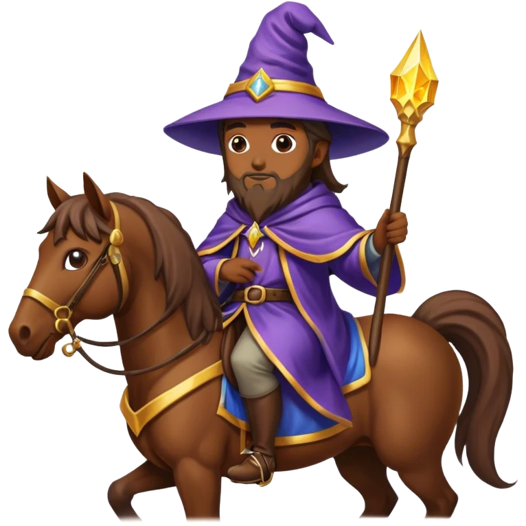 wizard on horse emoji