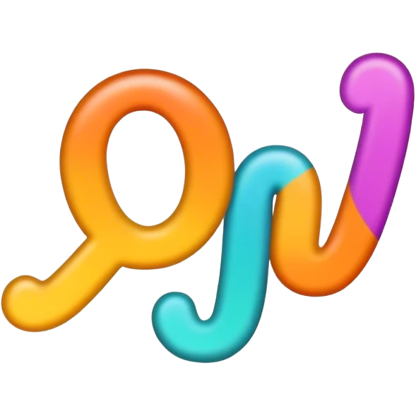 "Ranky" word with an abstract design emoji