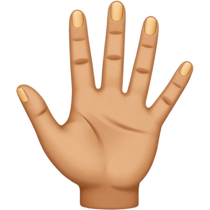 U shape fingers emoji create  emoji